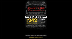 Desktop Screenshot of draculasball.com